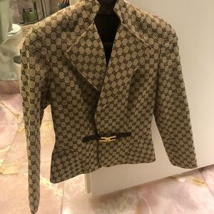 COPY - Gucci Vintage GG print blazer
